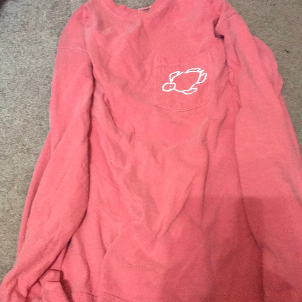 Long sleeved pink shirt